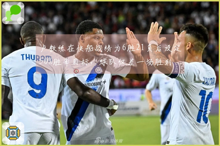 卢教练在快船战绩为6胜21负后设定50%胜率目标，球队仅差一场胜利